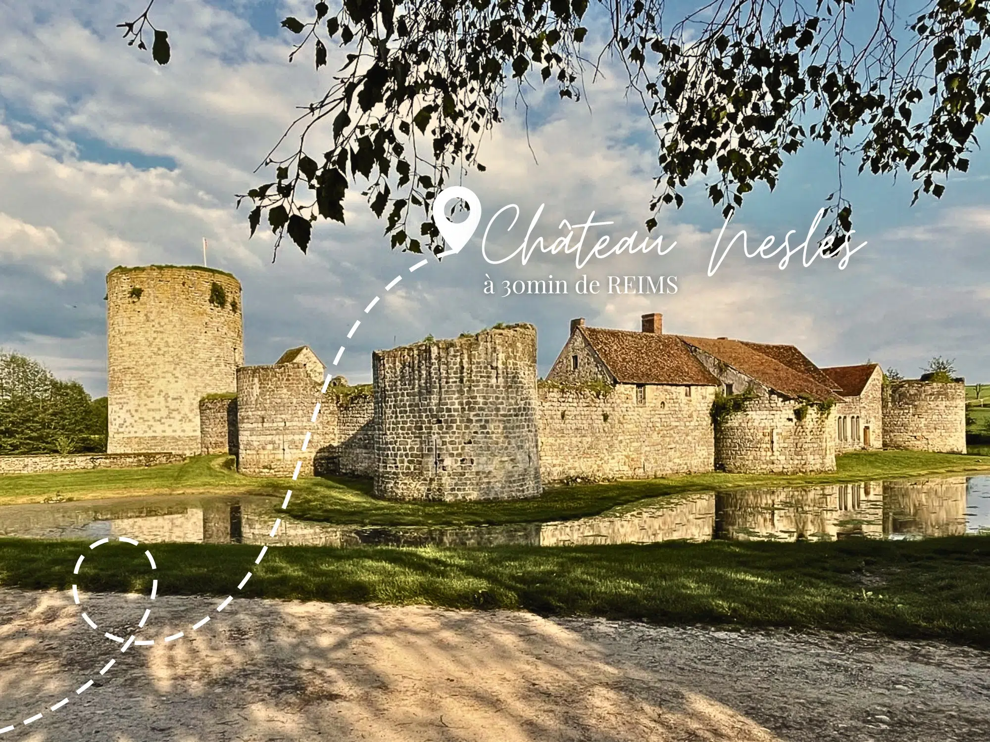Chateau vers Reims Nesles.