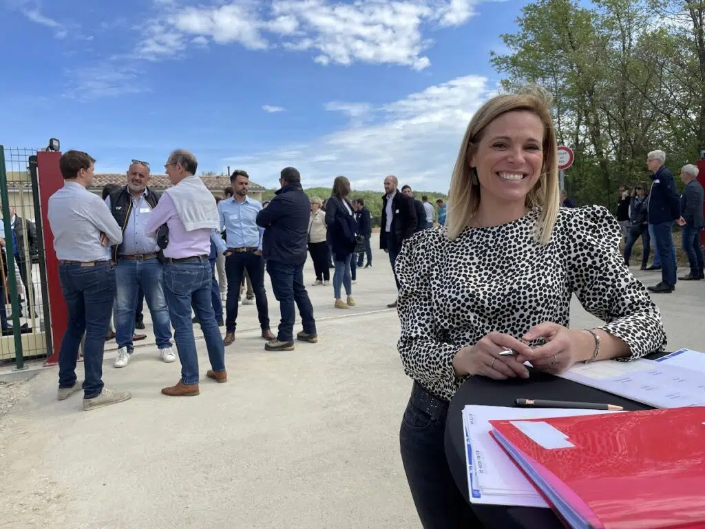Pauline Volle dans un événement à Valence.